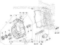 Flywheel magneto cover - Oil filter