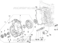 Flywheel magneto cover - Oil filter