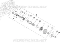 Driven pulley