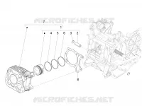 Cylinder-piston-wrist pin unit
