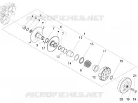 Driven pulley