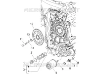 Flywheel magneto cover - Oil filter