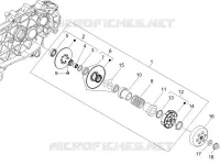 Driven pulley