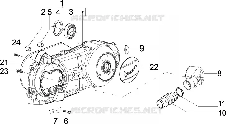 Crankcase cover - Crankcase cooling