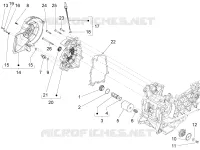 Flywheel magneto cover - Oil filter