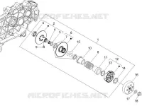Driven pulley