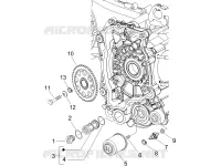Flywheel magneto cover - Oil filter