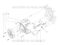 Flywheel magneto cover - Oil filter