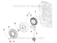 Flywheel magneto