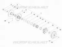 Driven pulley