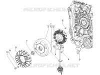 Flywheel magneto