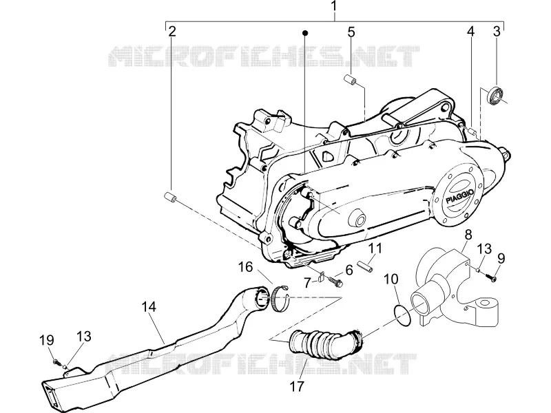Crankcase cover - Crankcase cooling
