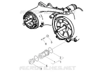 Flywheel magneto cover - Oil filter