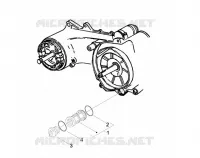 Flywheel magneto cover - Oil filter