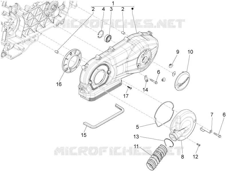 Crankcase cover - Crankcase cooling