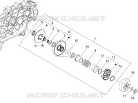 Driven pulley