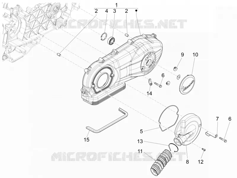 Crankcase cover - Crankcase cooling