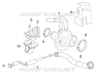 Carburettor, assembly - Union pipe
