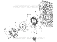 Flywheel magneto