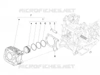 Cylinder-piston-wrist pin unit