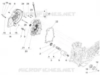 Flywheel magneto cover - Oil filter