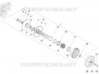 Driven pulley