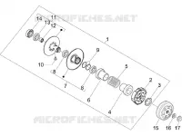Driven pulley
