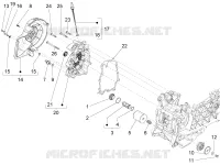 Flywheel magneto cover - Oil filter