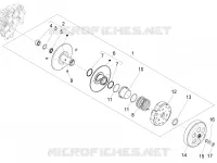 Driven pulley