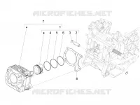 Cylinder-piston-wrist pin unit