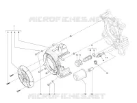 Flywheel magneto cover - Oil filter