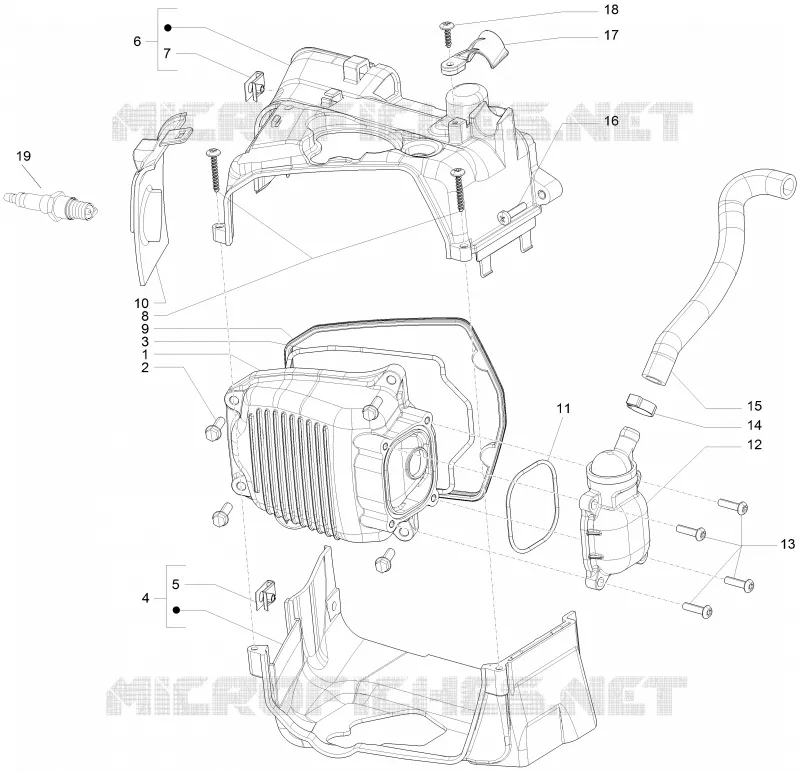 Cylinder head cover
