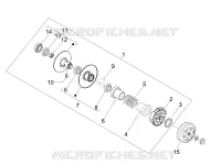 Driven pulley