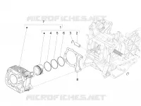Cylinder-piston-wrist pin unit