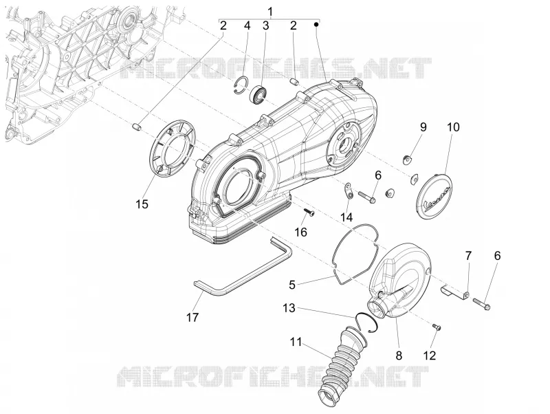 Crankcase cover - Crankcase cooling