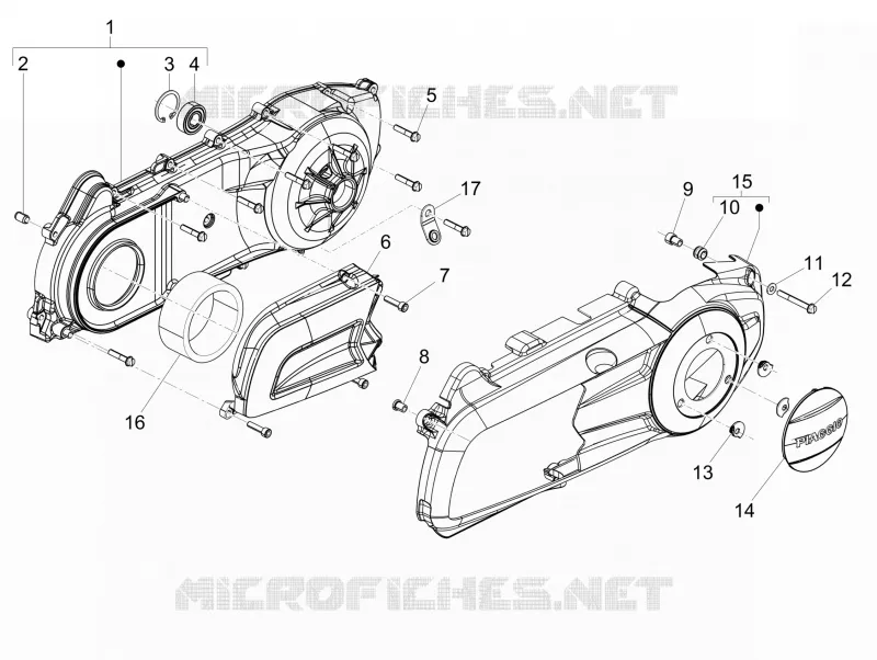 Crankcase cover - Crankcase cooling