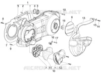 Crankcase cover - Crankcase cooling