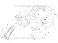Carburettor, assembly - Union pipe