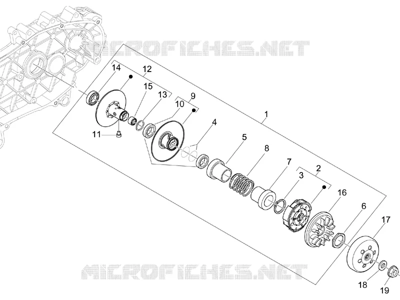 Driven pulley