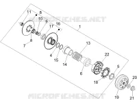 Driven pulley