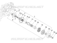 Driven pulley