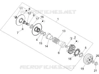 Driven pulley