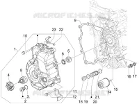 Flywheel magneto cover - Oil filter