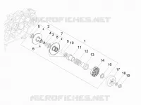 Driven pulley