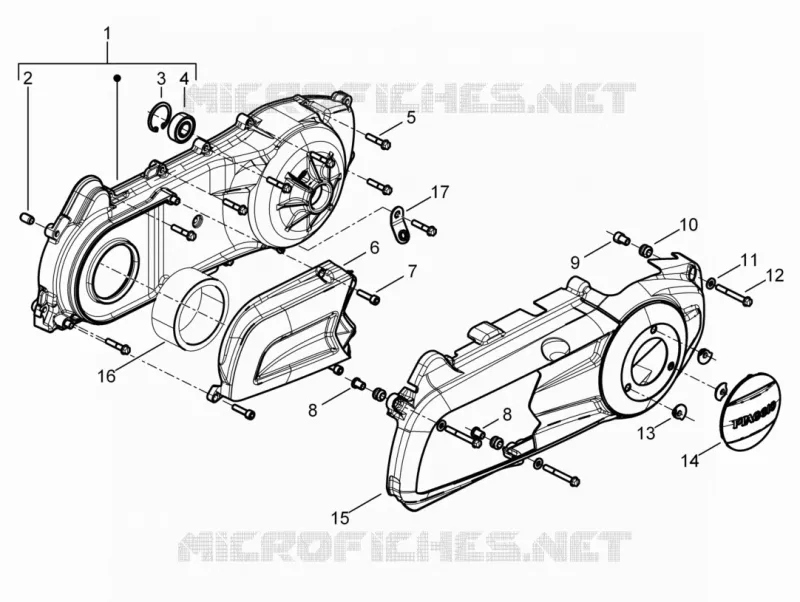 Crankcase cover - Crankcase cooling