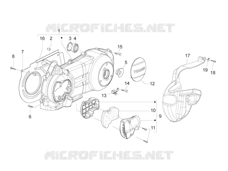 Crankcase cover - Crankcase cooling