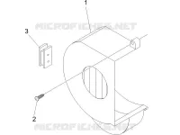 Flywheel magneto cover - Oil filter