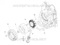 Flywheel magneto