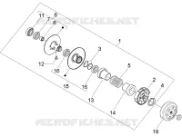 Driven pulley
