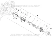 Driven pulley